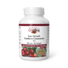 Organic CranRich Super Strength Cranberry (500mg), 90kap Organic CranRich Super Strength Cranberry (500mg), 90kap