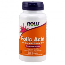 Folic Acid (800mcg) + B-12 (25mcg), 250kap Folic Acid (800mcg) + B-12 (25mcg), 250kap