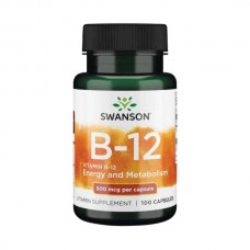 Vitamin B-12 (500mcg), 100kap Vitamin B-12 (500mcg), 100kap